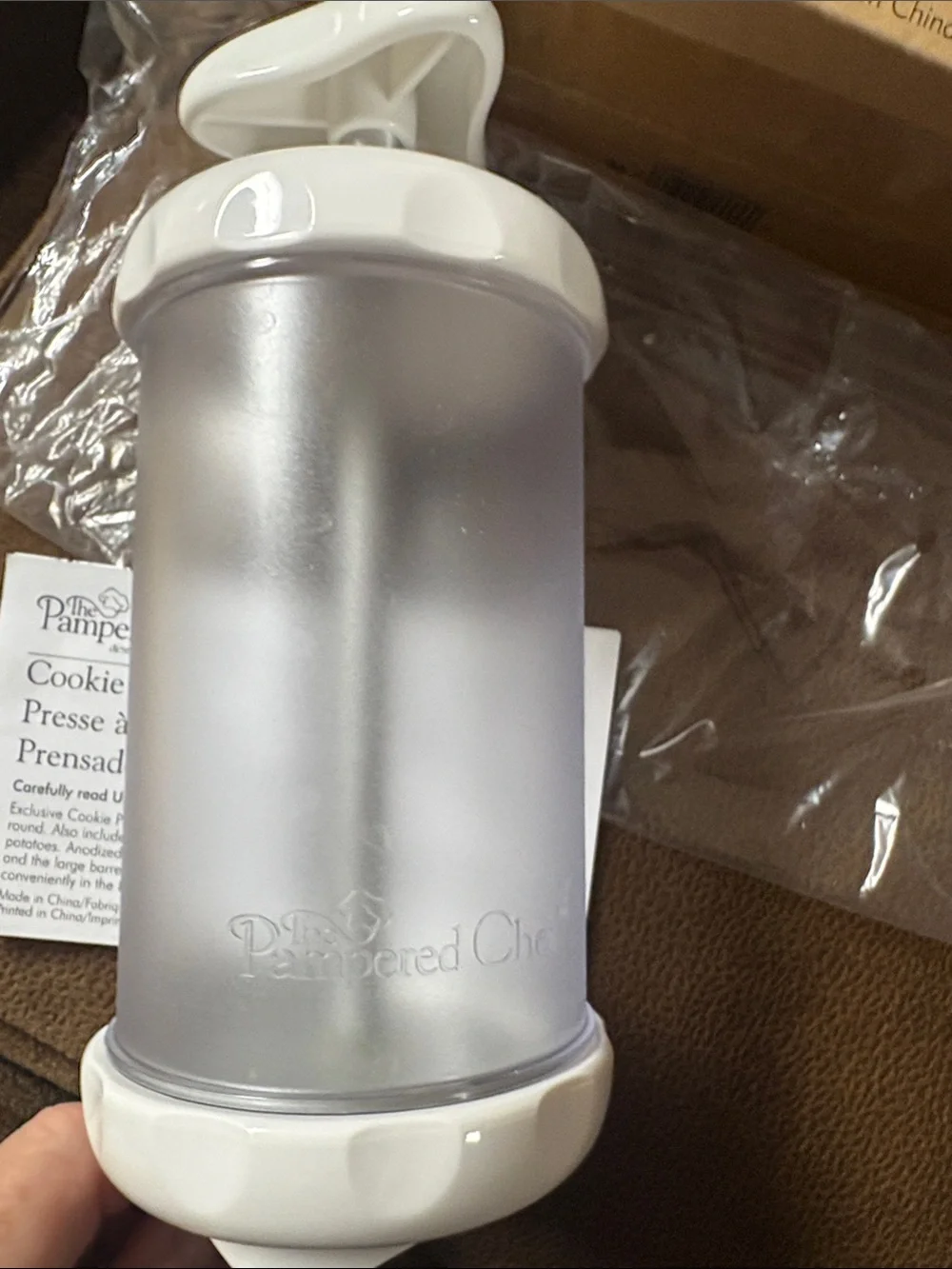 Pampered Chef NEW cookie press 1526